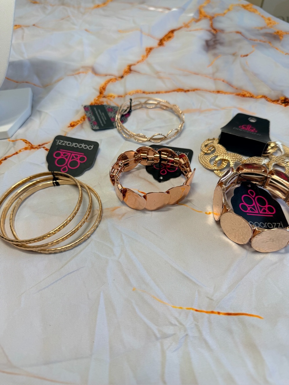 Lot of 5 Paparazzi bracelets NWT